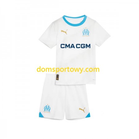 Koszulka Olympique Marsylia Dziecięcy Domowe Koszulki Piłkarskie 2023-2024 Krótki Rękaw